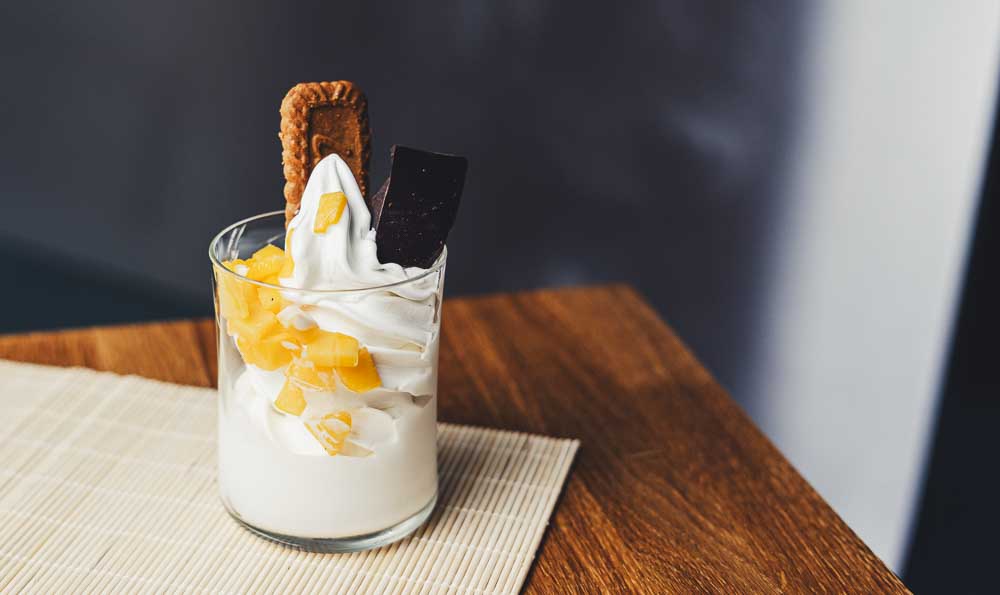 Helado de mango Sabores inspirados en postres: helados como postres premium
