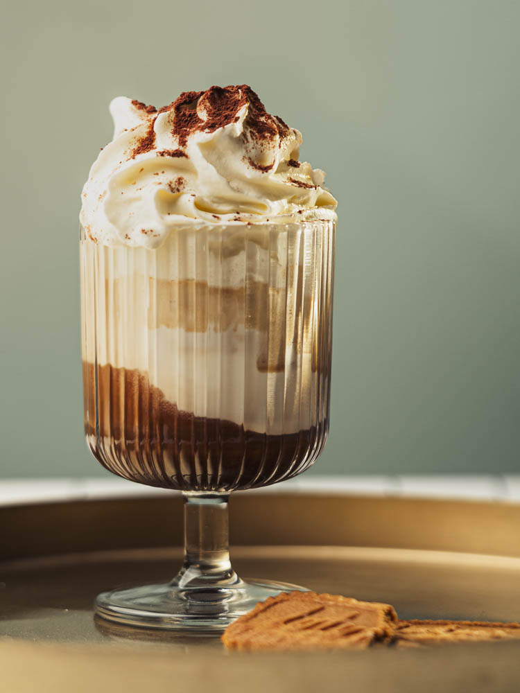 Postre al estilo otoñal Pumpkin Spice Latte